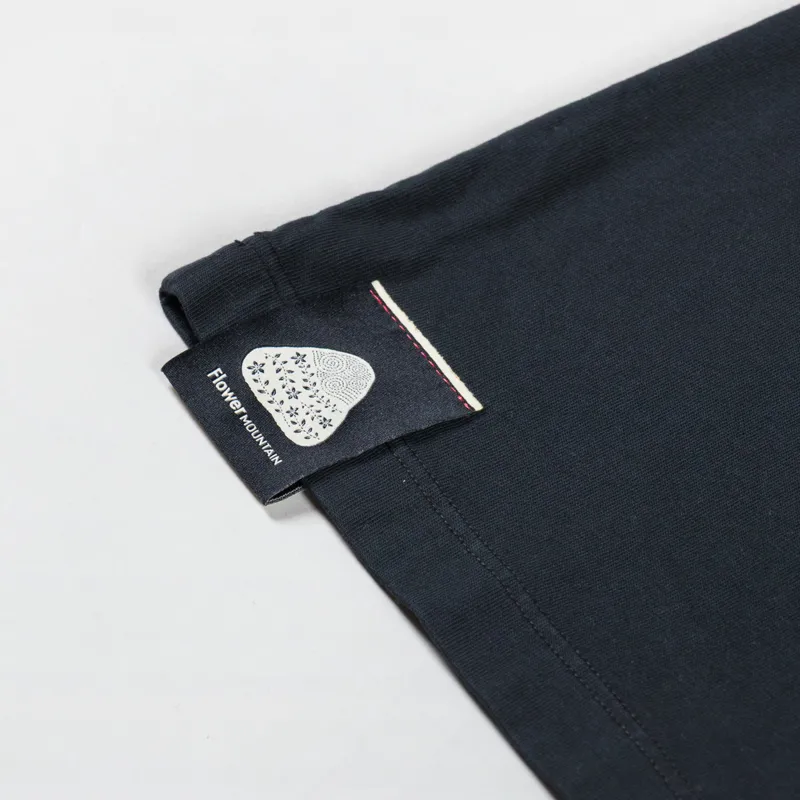 Flower Mountain Kafu Four T Shirt Black-6