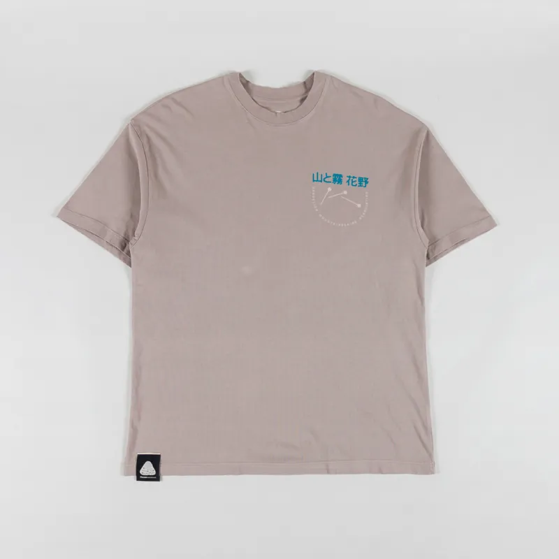 Flower Mountain Kafu Four T Shirt Mud-1