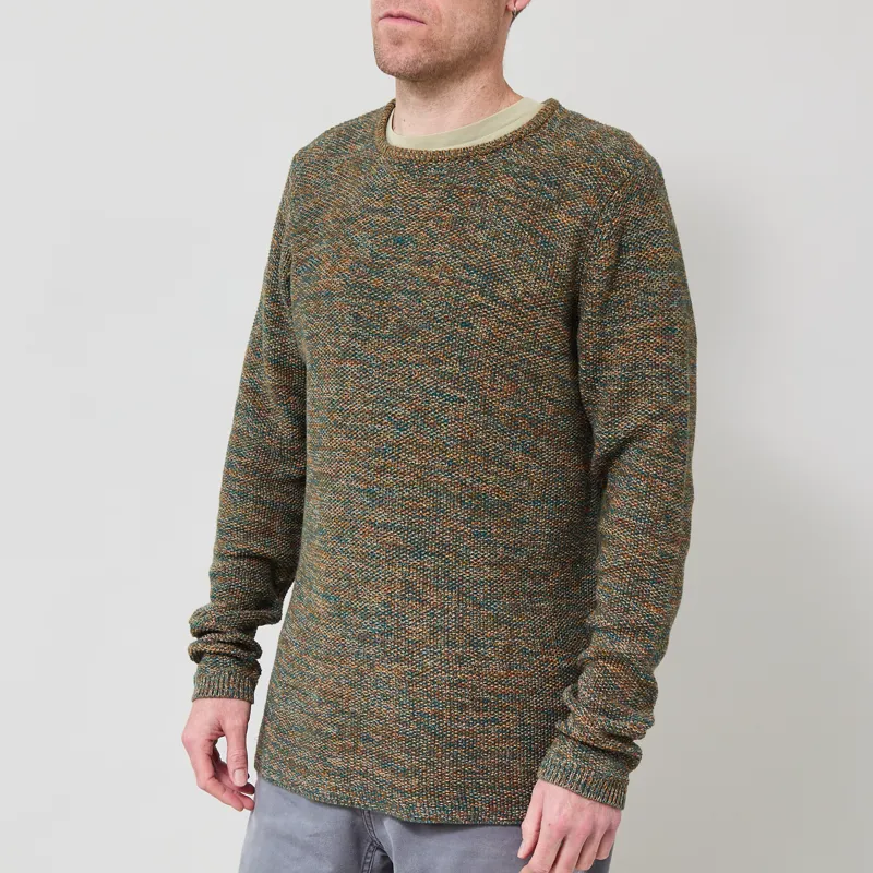 Revolution Knit Sweater Army-1