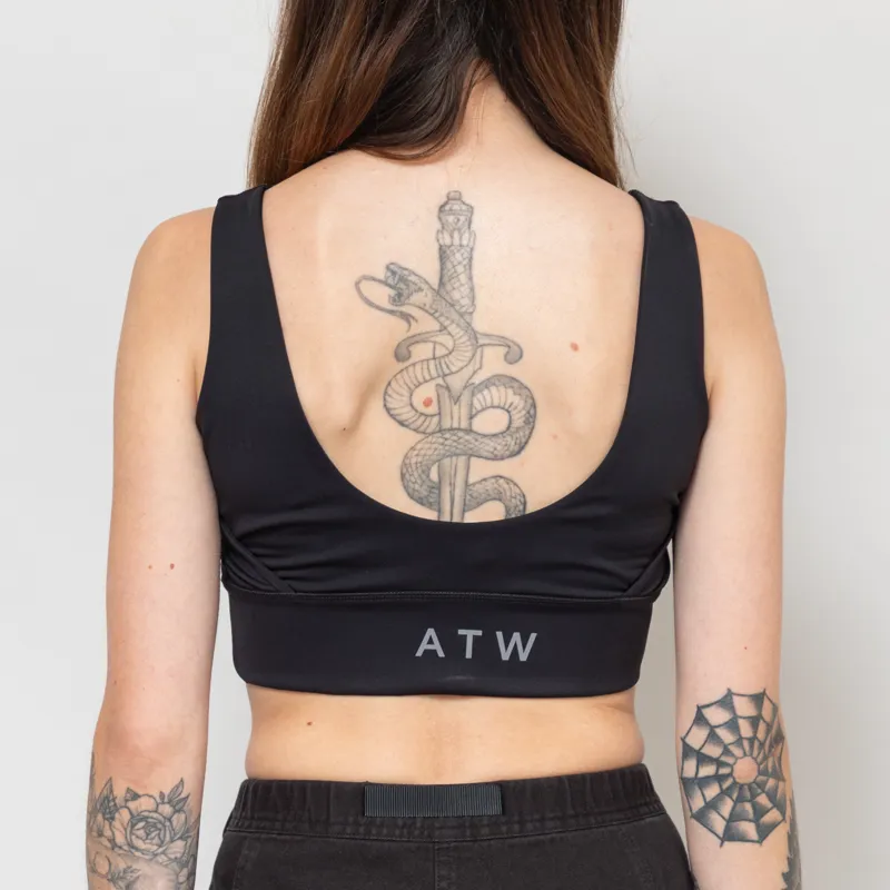 Halo Womens Training Bra Black-3