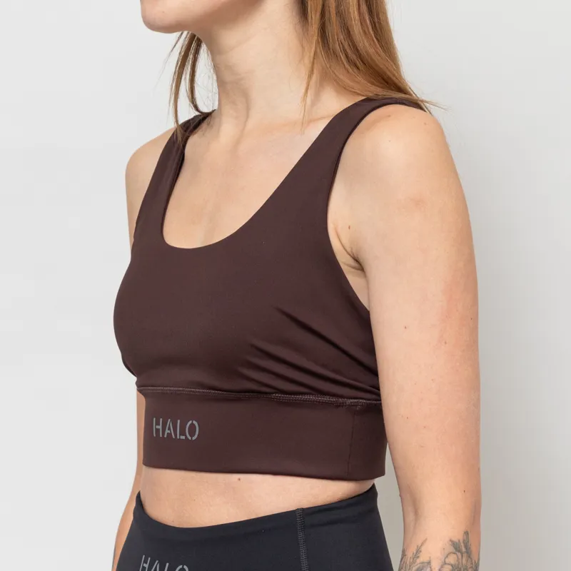 Halo Womens Training Bra Brown-1