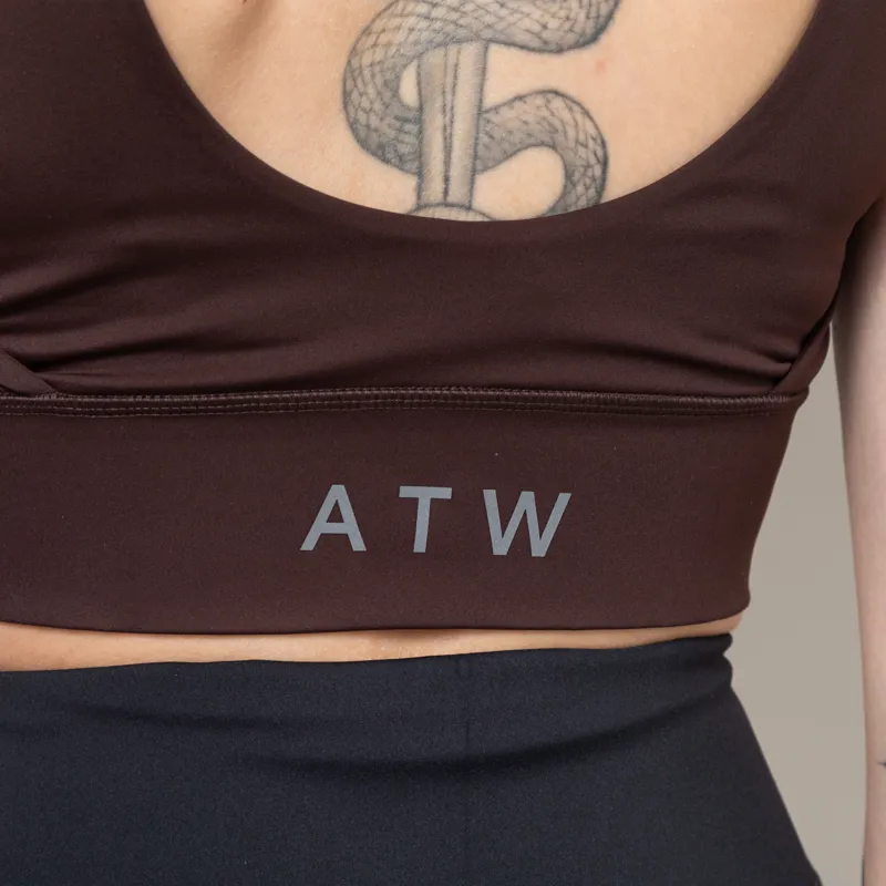 Halo Womens Training Bra Brown-7