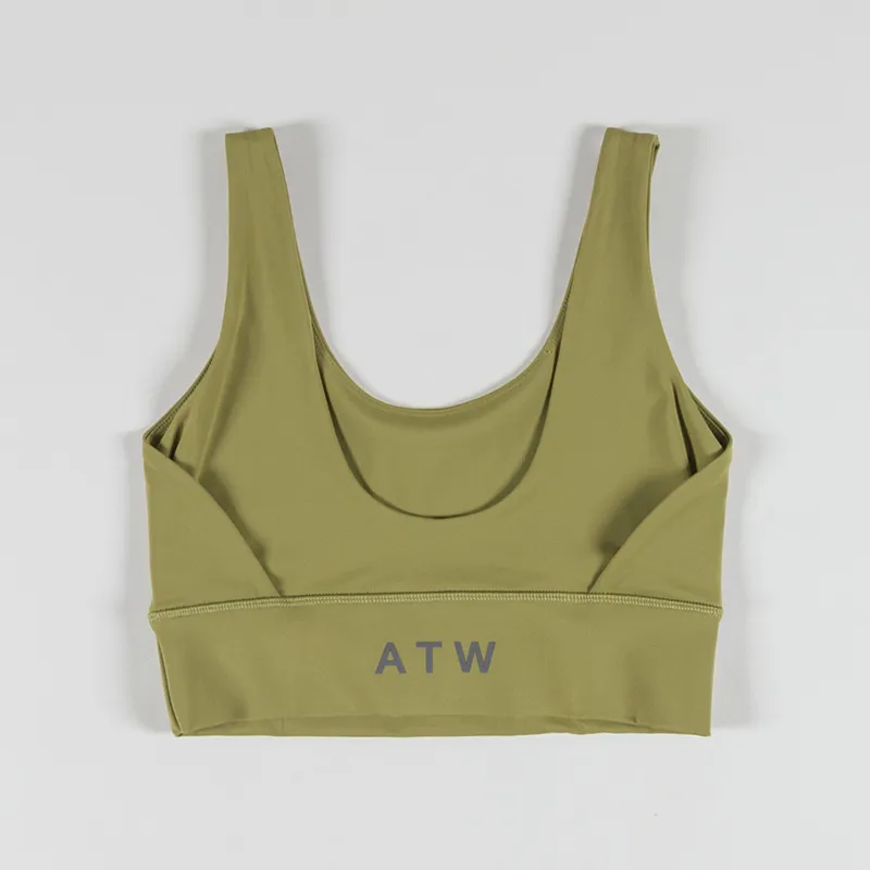 Halo Womens Training Bra Olive-1