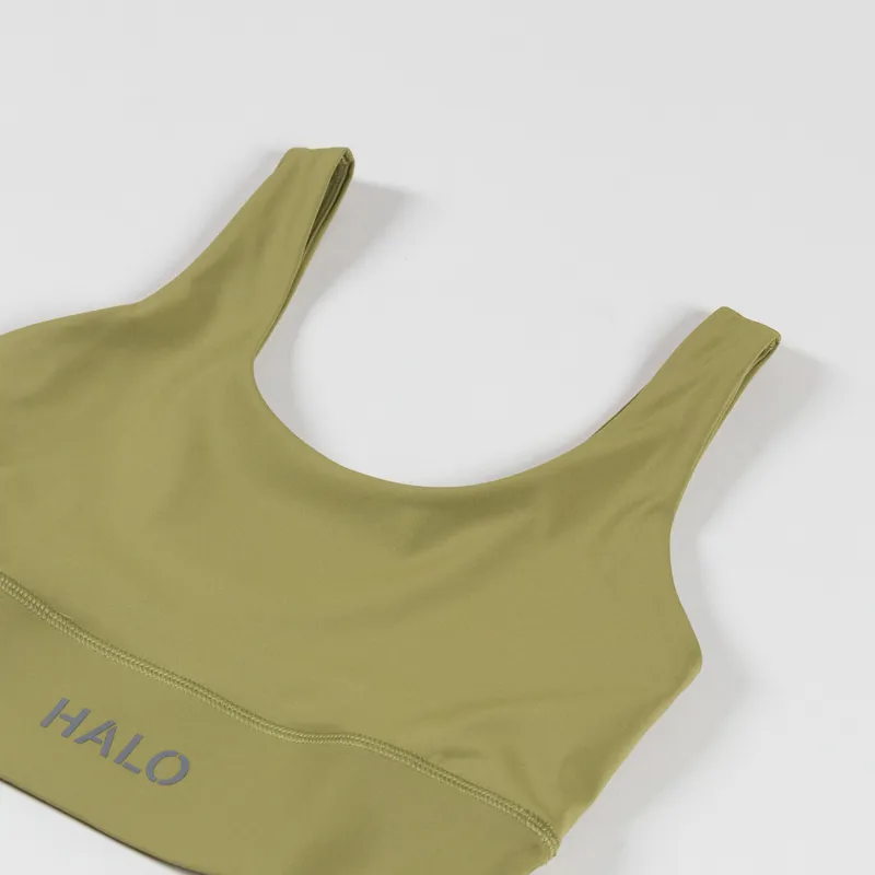 Halo Womens Training Bra Olive-2