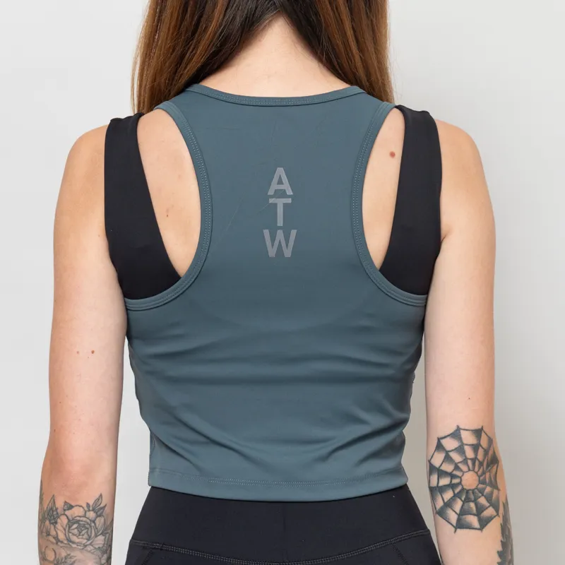 Halo Womens Training Top Light Blue-3