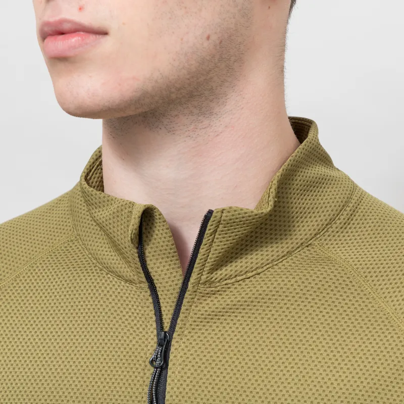 Halo Sorona Half Zip Olive Drab-3