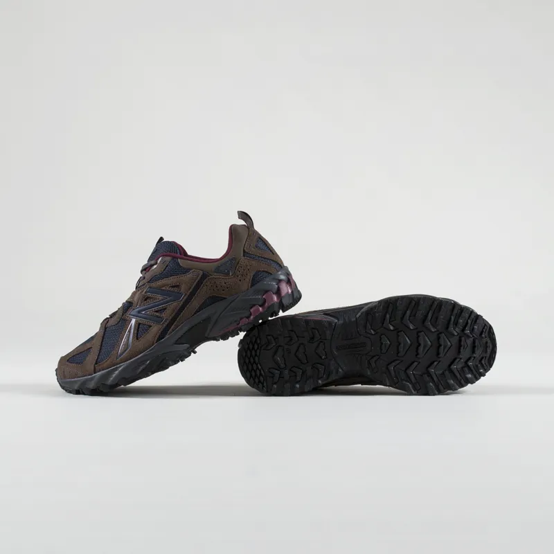 New Balance 610 Shoes Dark Mushroom Outerspace Burgundy-4