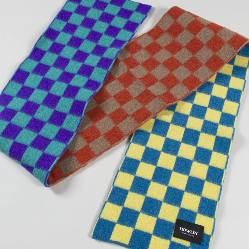 Howlin' Cosmic Checkerboard Scarf Mixedup-2