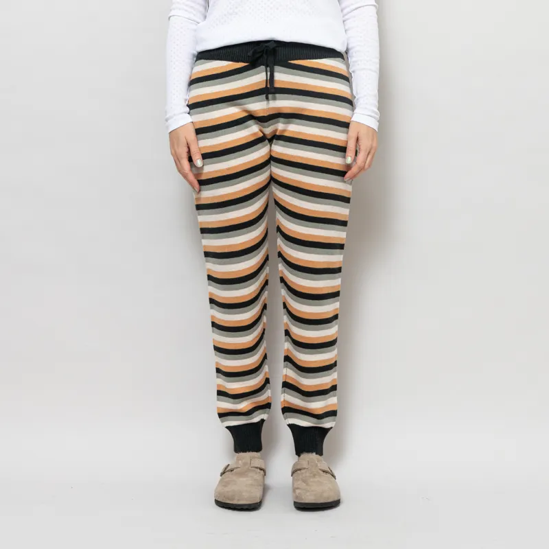 Kavu Womens Cabin Creek Knitted Joggers Valley Stripe