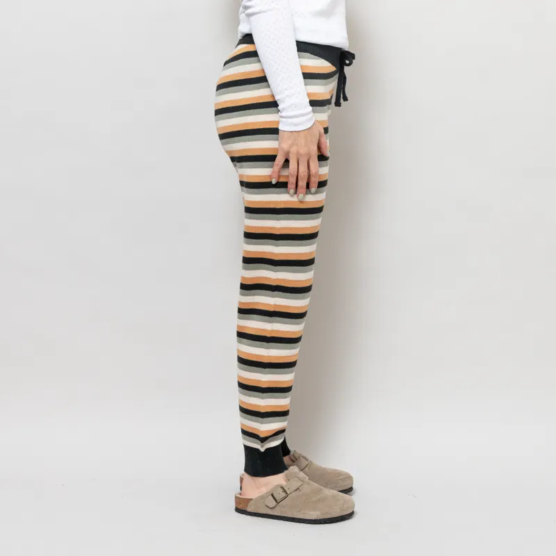 Kavu Womens Cabin Creek Knitted Joggers Valley Stripe-4