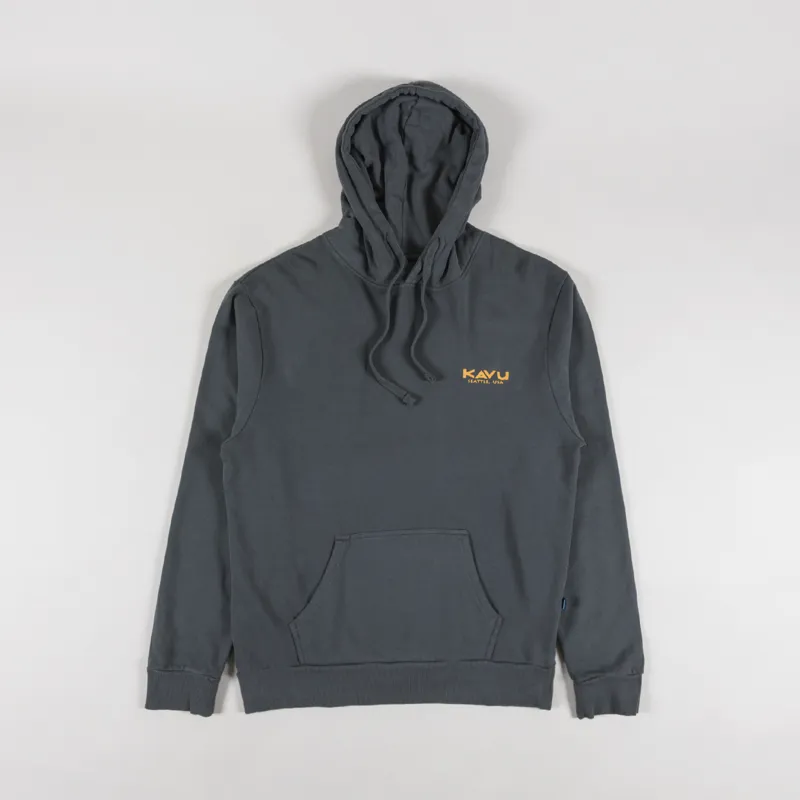 Kavu True Outdoor Hooded Sweat Gunmetal-1