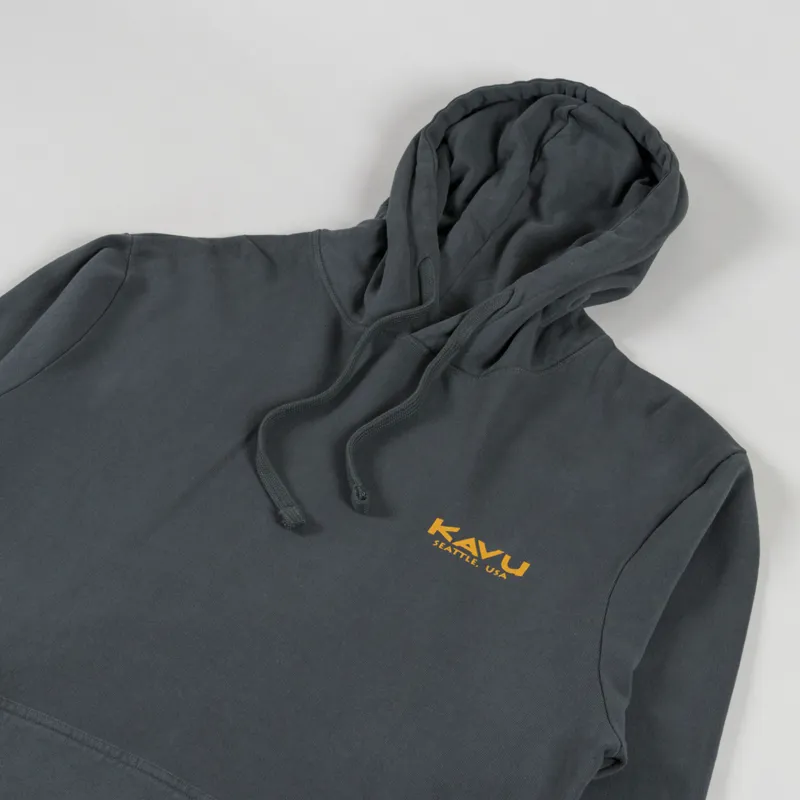 Kavu True Outdoor Hooded Sweat Gunmetal-3