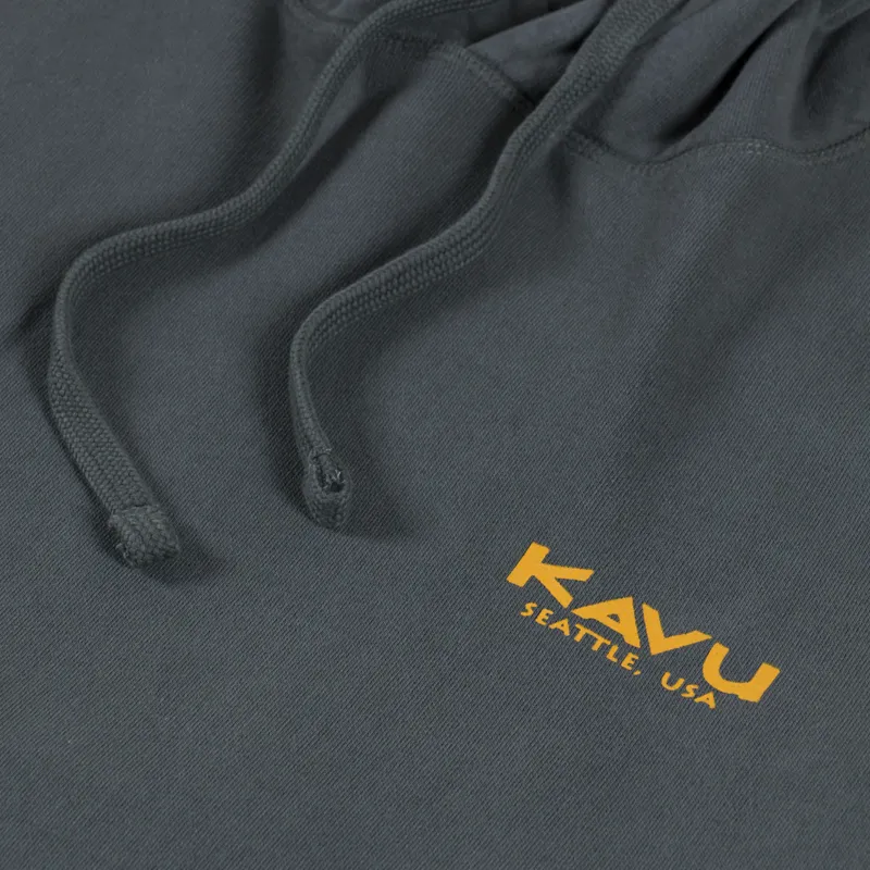 Kavu True Outdoor Hooded Sweat Gunmetal-5