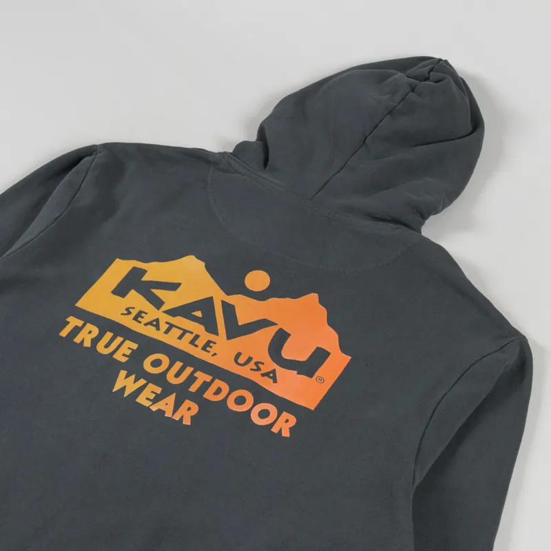 Kavu True Outdoor Hooded Sweat Gunmetal-2