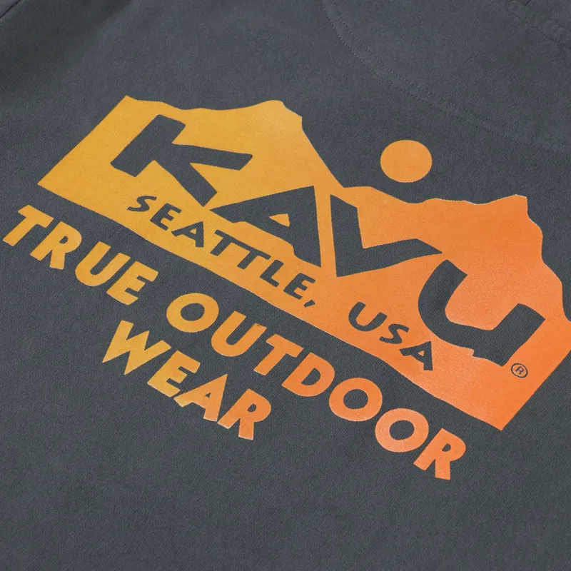 Kavu True Outdoor Hooded Sweat Gunmetal-4