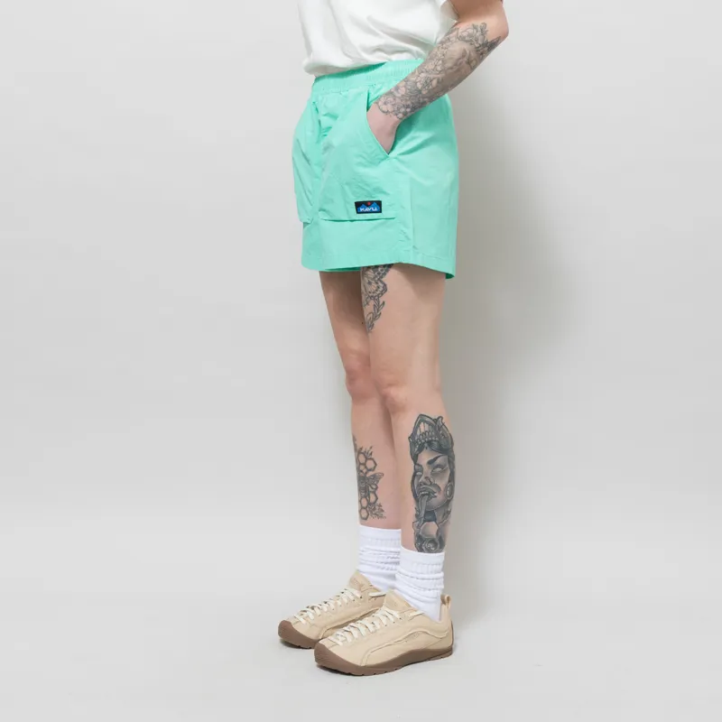Kavu Womens Nine Palms Shorts Jelly Mint-1