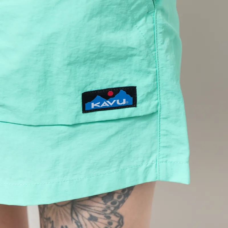 Kavu Womens Nine Palms Shorts Jelly Mint-6