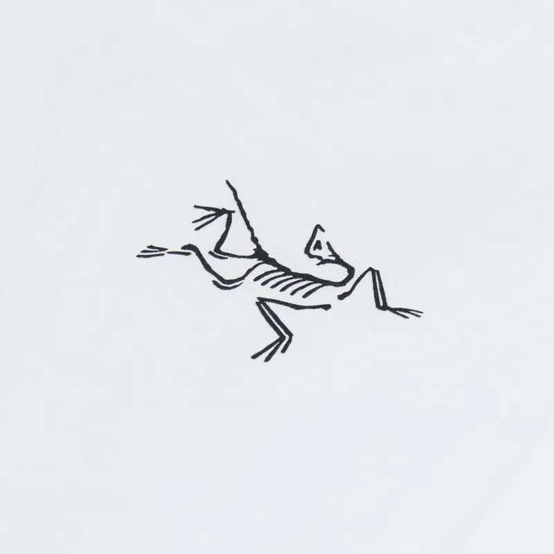 Arc'teryx Multi Bird Logo Long Sleeve T Shirt White Light-5