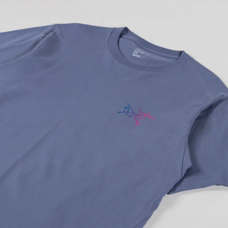 Arc'teryx Kragg Cotton Logo T Shirt Stratus Multi-3
