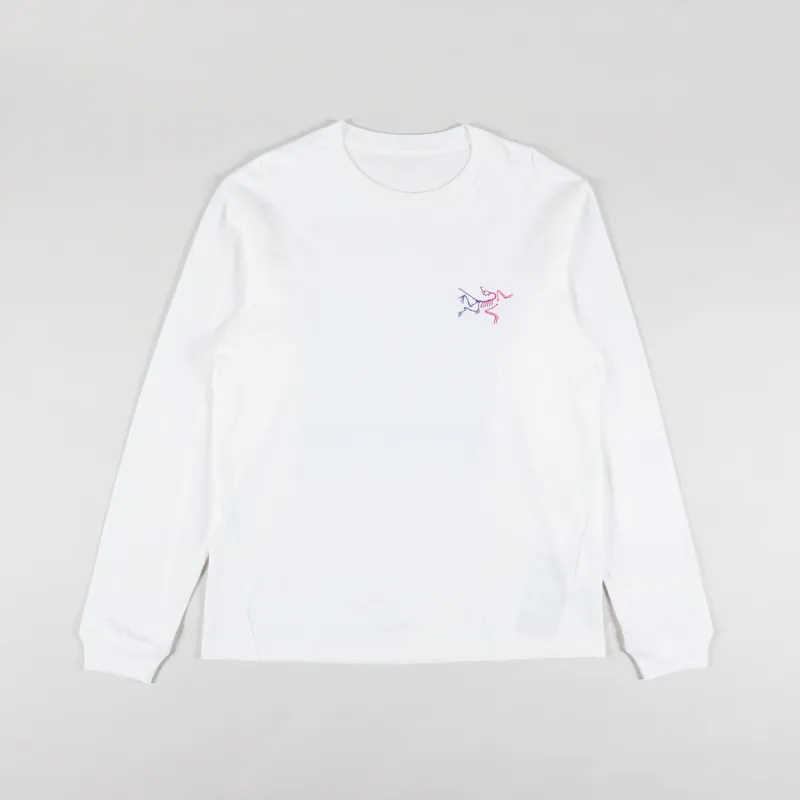 Arc'teryx Kragg Cotton Heatmap Long Sleeve T Shirt White Light Multi-1
