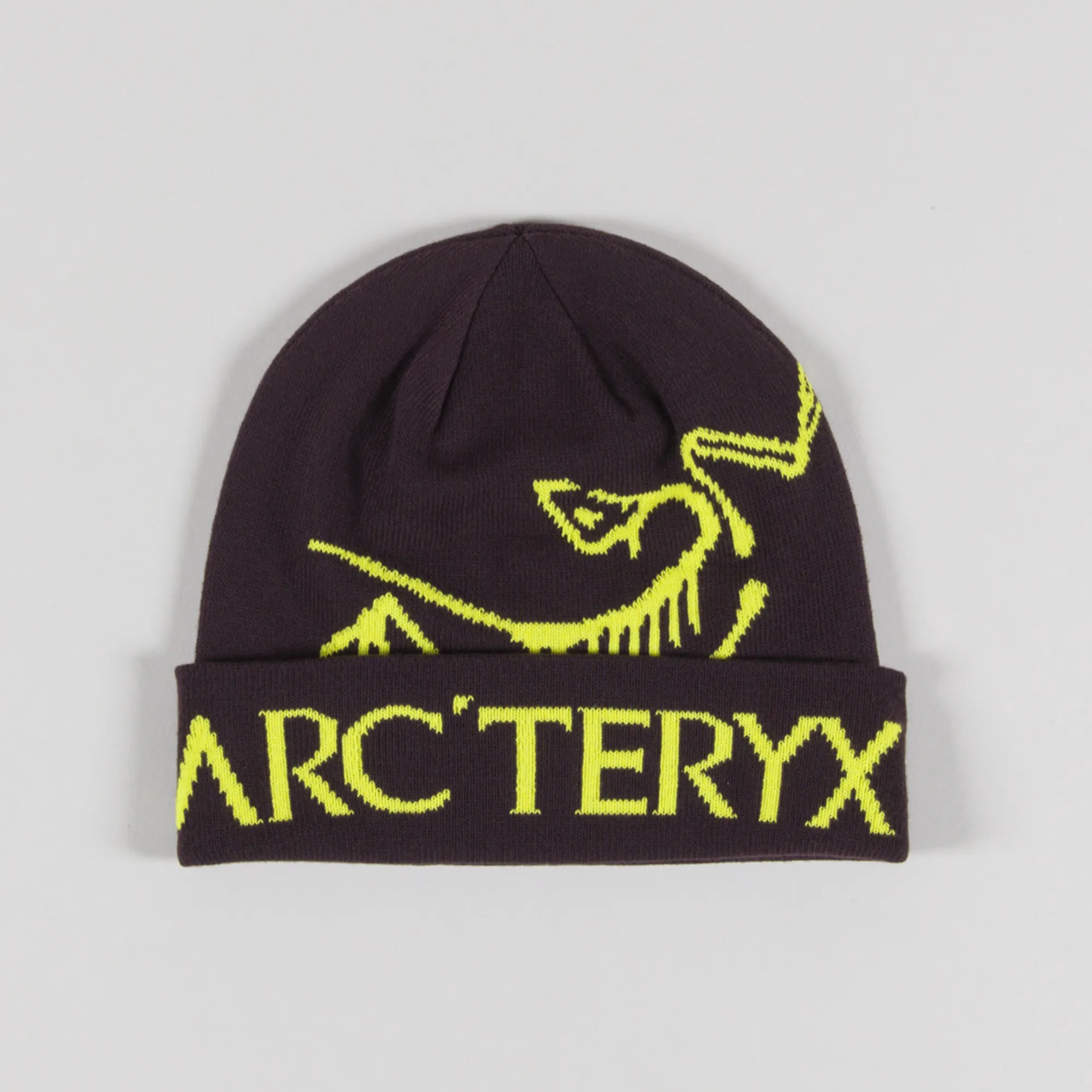 Arc'teryx Mens Bird Word Logo Beanie Toque Phantasm Euphoria