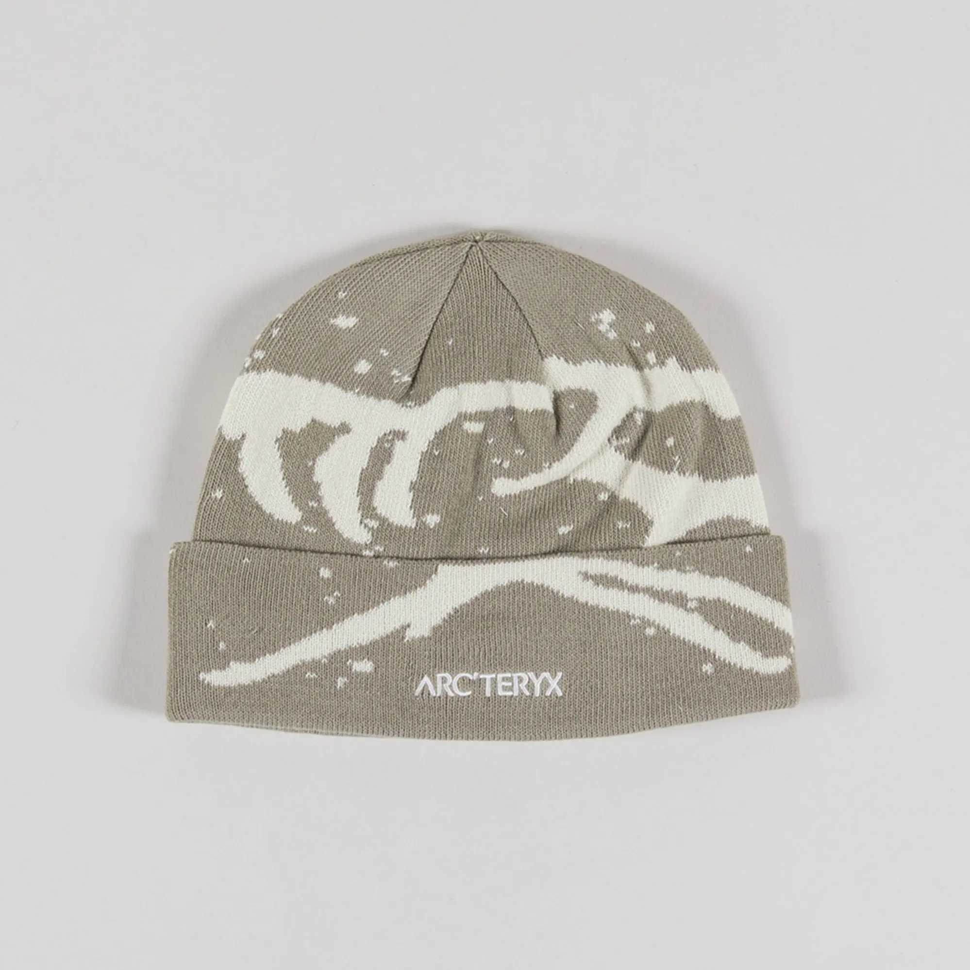 Arc'teryx Mens Grotto Toque Beanie Rune Arctic Silk Patterned Hat