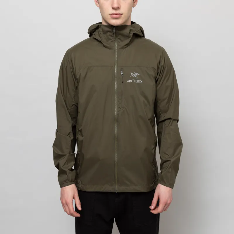Arc'teryx Mens Squamish Lightweight Hoody Jacket Green Tatsu