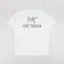 Arc'teryx Kragg SL Cotton Bird Word T Shirt White Light Black
