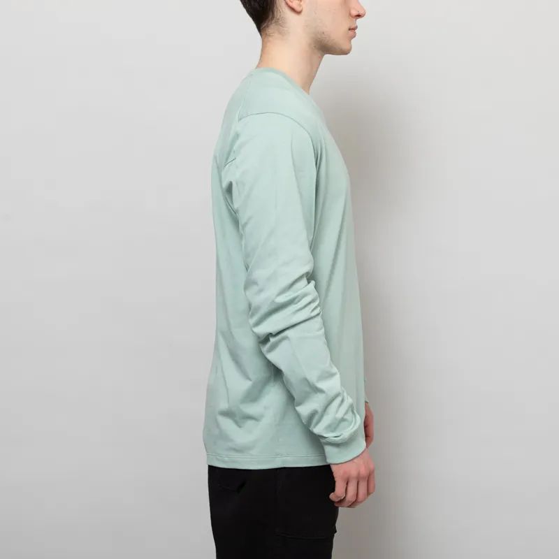 Arc'teryx Kragg SL Cotton Bird Tile Long Sleeve T Shirt Stone Green Phosphorescent-4