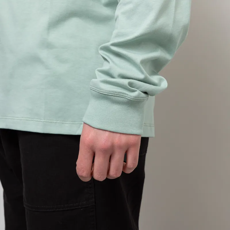 Arc'teryx Kragg SL Cotton Bird Tile Long Sleeve T Shirt Stone Green Phosphorescent-7