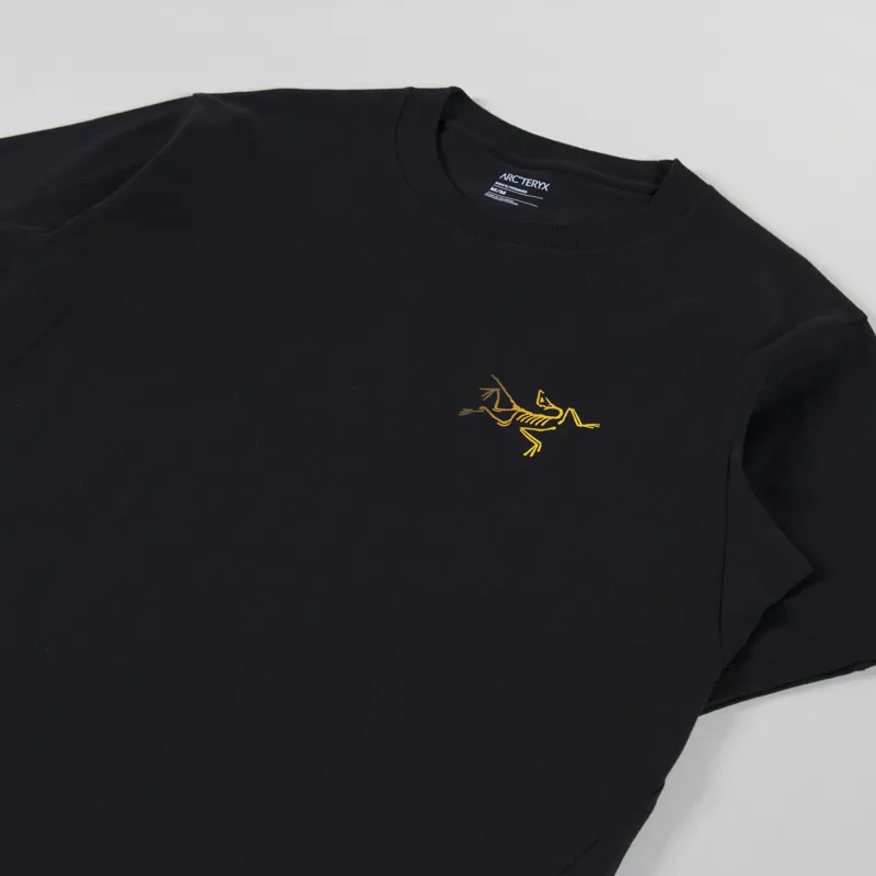Arc'teryx Kragg Cotton Logo T Shirt 24K Black-3