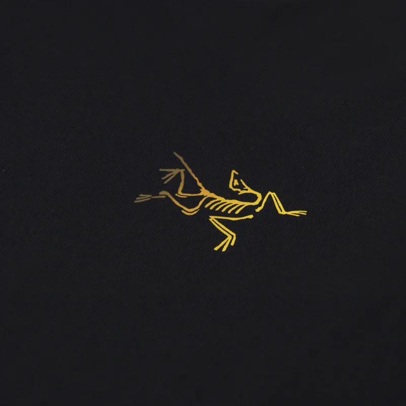 Arc'teryx Kragg Cotton Logo T Shirt 24K Black-5