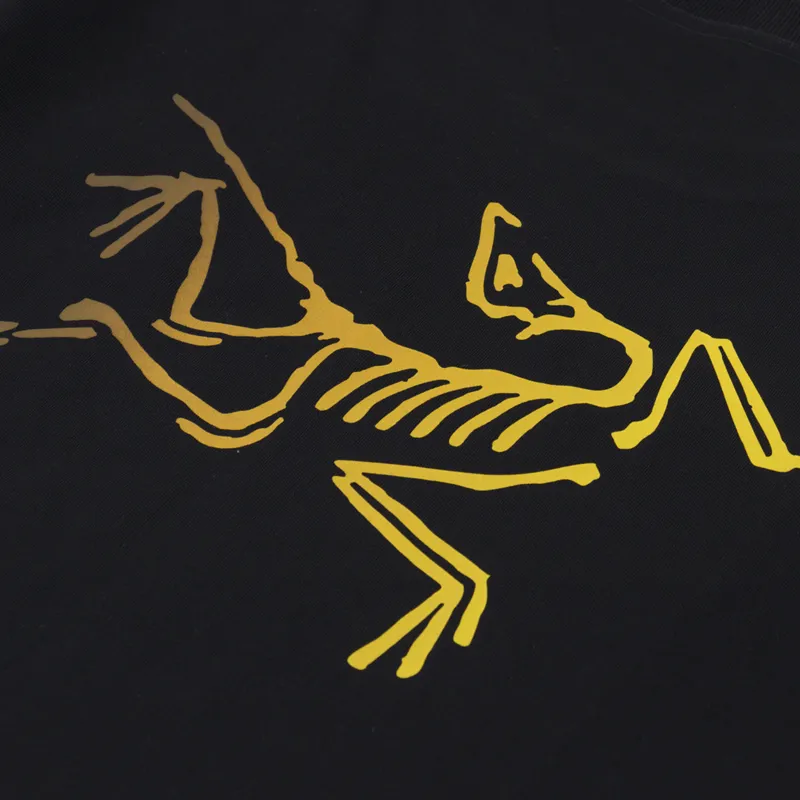 Arc'teryx Kragg Cotton Logo T Shirt 24K Black-4
