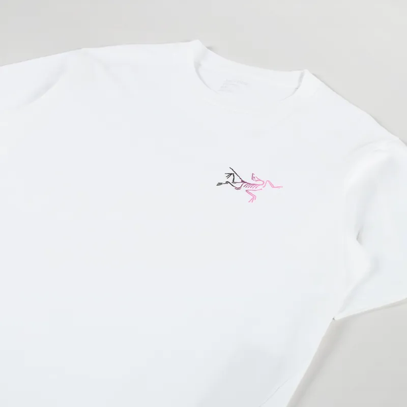 Arc'teryx Kragg Cotton Logo T Shirt White Light Soul-3