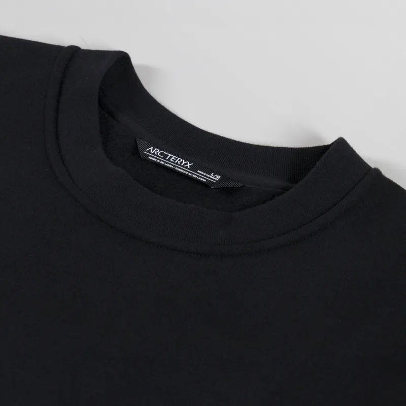 Arc'teryx Emblem Fleece Crew Black-4
