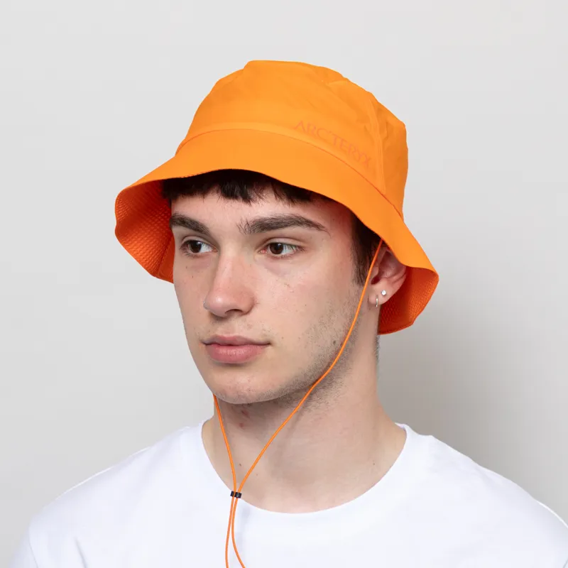 Arc'teryx Mens Sinsolo Logo Bucket Hat Verve Orange