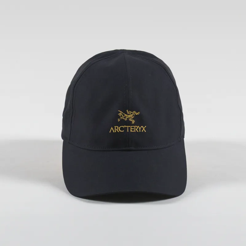 Arc'teryx Mens Bird Word Logo Six Panel Cap 24K Black