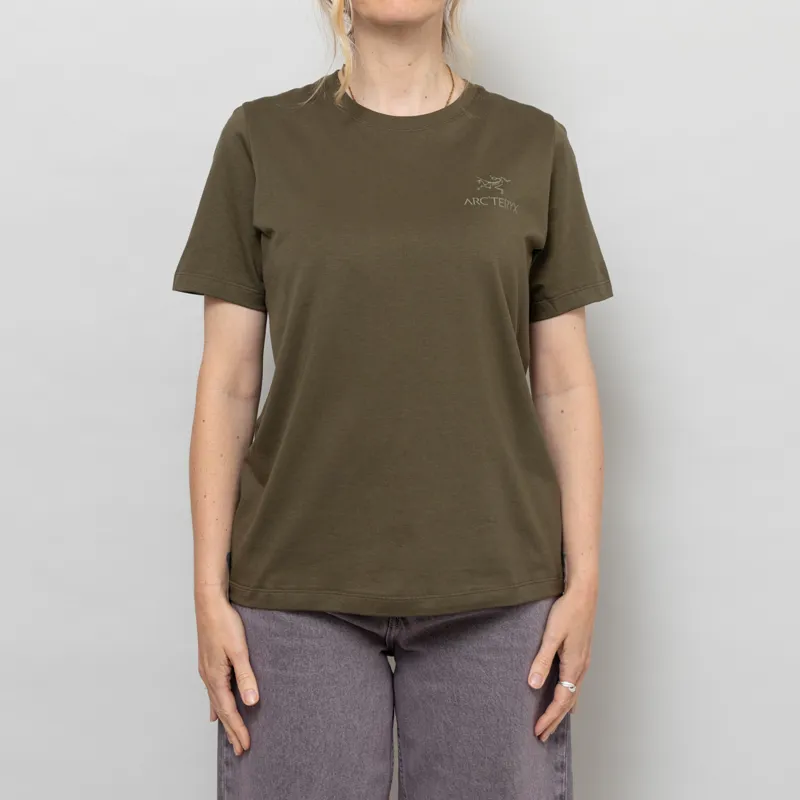 Arc'teryx Womens Kragg SL Cotton Emblem T Shirt Tatsu