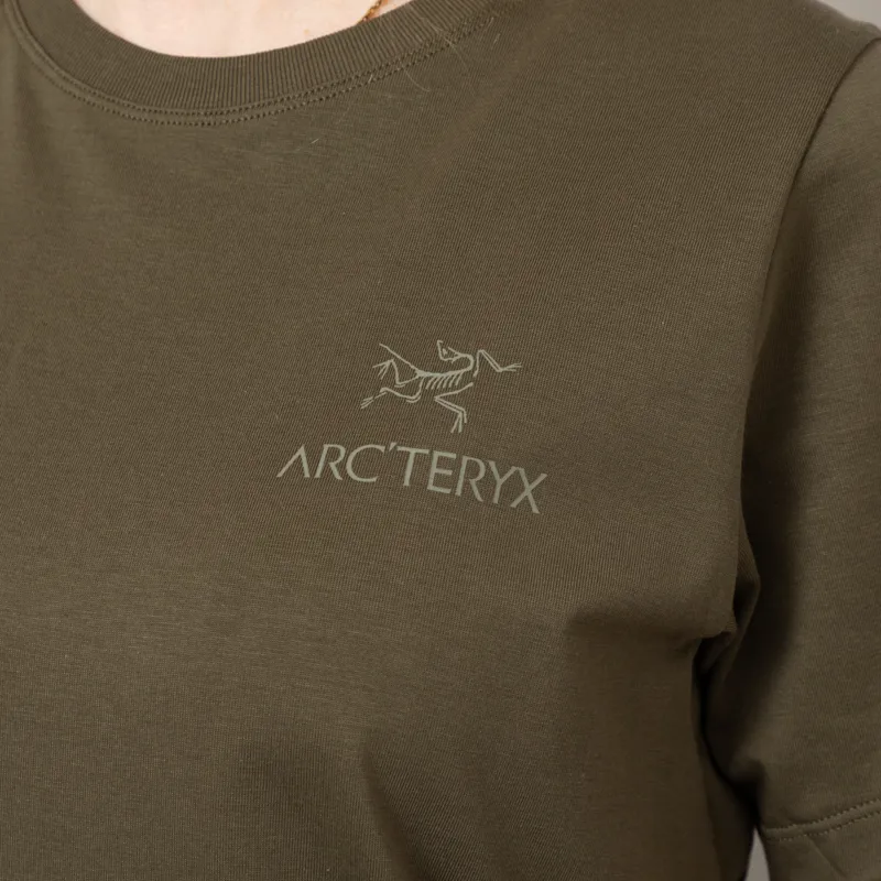 Arc'teryx Womens Kragg SL Cotton Emblem T Shirt Tatsu-5