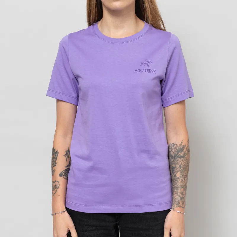 Arc'teryx Womens Kragg SL Cotton Emblem T Shirt Aster