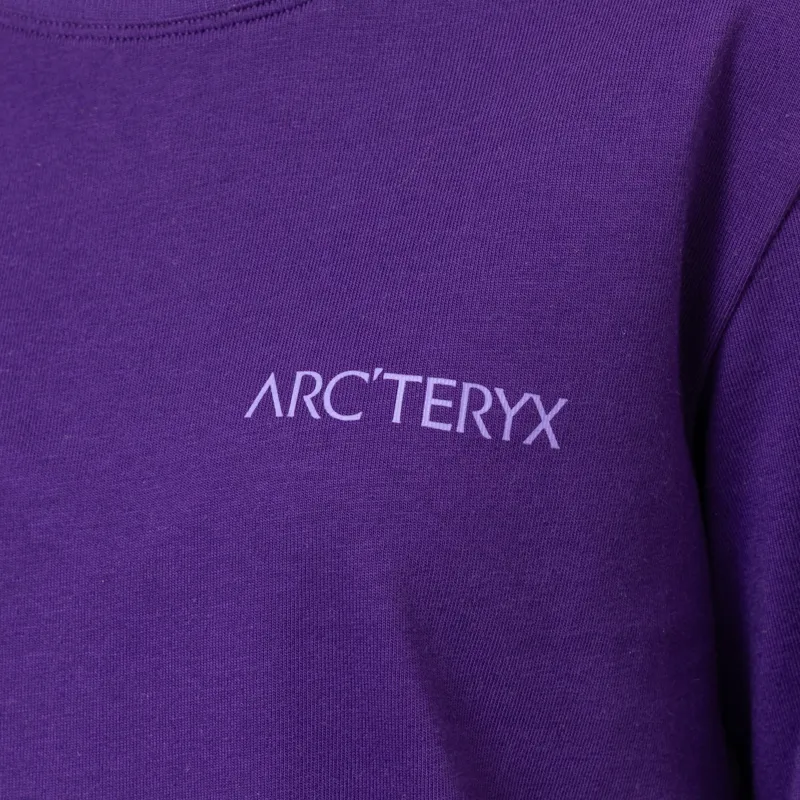 Arc'teryx Womens Kragg Cotton Bird Long Sleeve T Shirt Azalea Aster-6