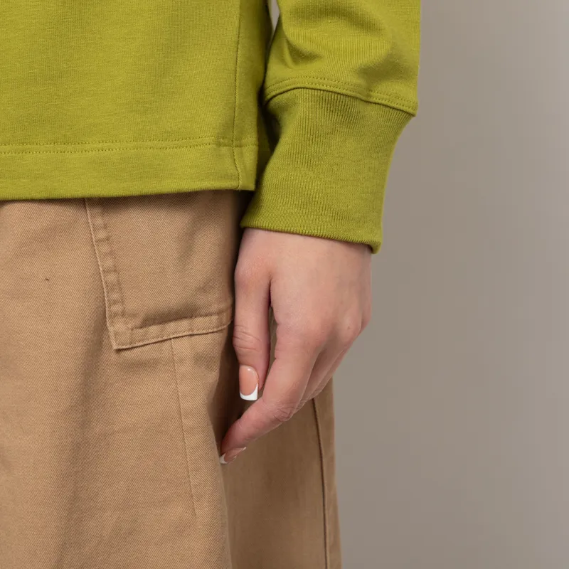 Arc'teryx Womens Kragg Cotton Bird Long Sleeve T Shirt Olive Moss