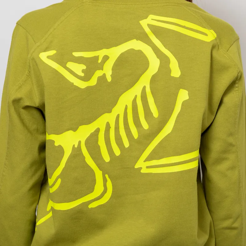 Arc'teryx Womens Kragg Cotton Bird Long Sleeve T Shirt Olive Moss