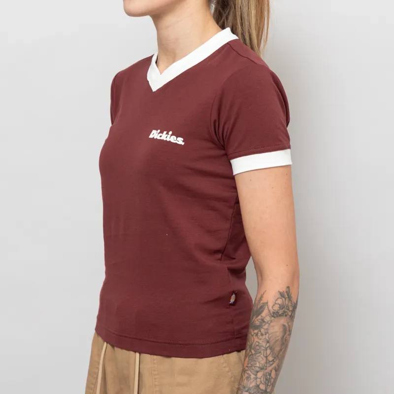 Dickies Womens Slayden Ringer T Shirt Andorra-1