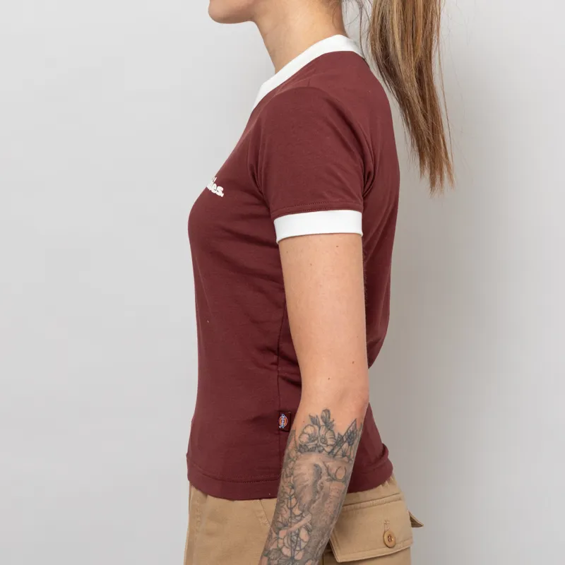 Dickies Womens Slayden Ringer T Shirt Andorra-2