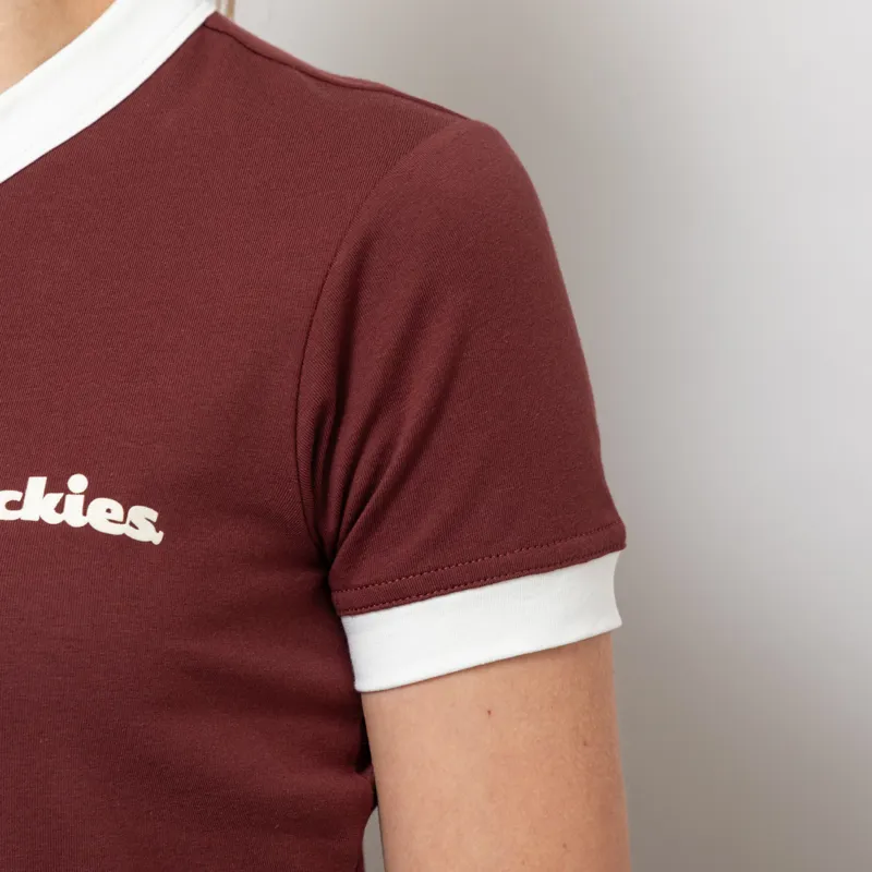Dickies Womens Slayden Ringer T Shirt Andorra-7