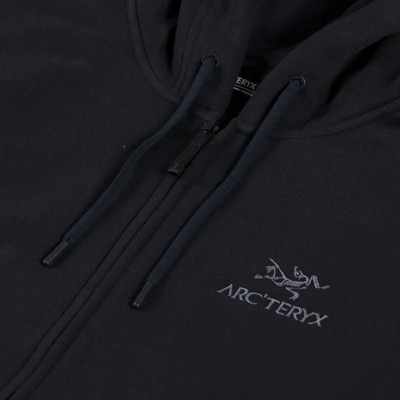 Arc'teryx Emblem Fleece Full Zip Hoodie Black-4