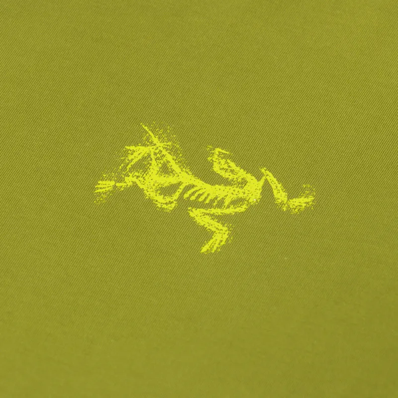 Arc'teryx Kragg SL Cotton Bird Tile Long Sleeve T Shirt Olive Moss Euphoria-5