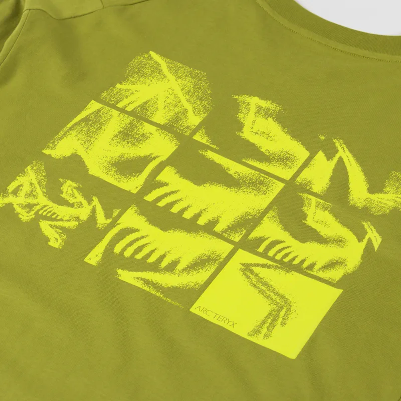 Arc'teryx Kragg SL Cotton Bird Tile Long Sleeve T Shirt Olive Moss Euphoria-4