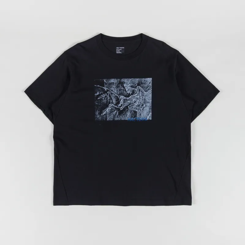 Arc'teryx Kragg Cotton Lithographica T Shirt Black